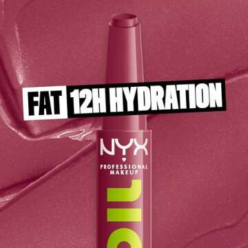 NYX Vegan Fat Oil Slick Click Lip Balm for Radiant Lips