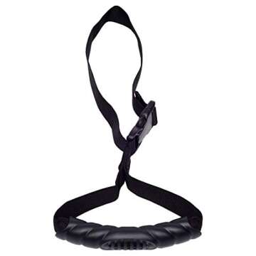 Patient Aid Automotive Standing Support Car Assist Handle Strap for Vehicle – Portable Safety Mobility Lift Grab Band for Elderly, Disabled – Nylon Pull Up Grabber Device for Door