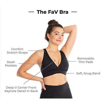 Handful The FaV Bra - Stylish Medium Support Sports Bra