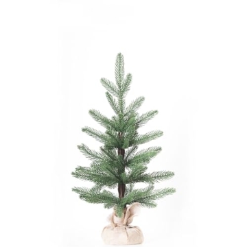 Charming 22-Inch Tabletop Christmas Tree - Artificial PE Holiday Decor