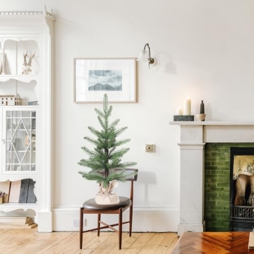 22in Tabletop Mini PE Christmas Tree - Unlit Holiday Charm