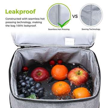 Lifewit Cooler Backpack Lightweight 32 Can Leakproof Insulated