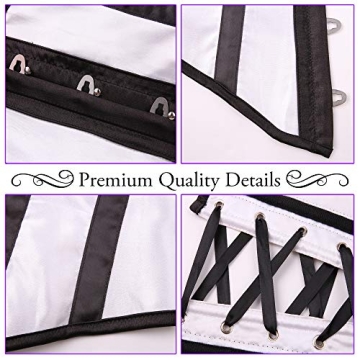 Alivila.Y Fashion Womens Burlesque Lace Underbust Corset