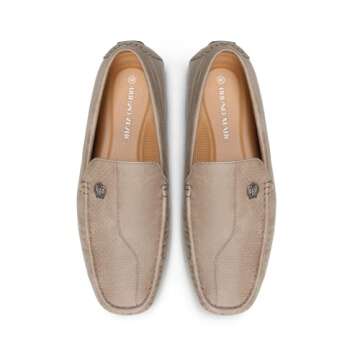 Bruno Marc Mens Penny Loafers Moccasins Shoes, Beige -7 (3251314)