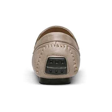 Bruno Marc Mens Penny Loafers Moccasins Shoes, Beige -7 (3251314)