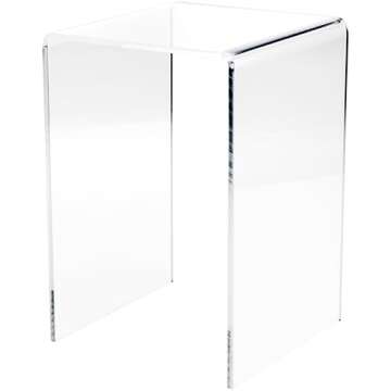 Plymor Clear Acrylic Vertical Display Riser - Elevate Your Showcasing Game!