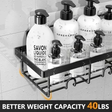 YAWSOUP Shower Caddy Organizer 4 Pack for Effortless Storage