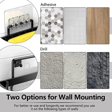 YAWSOUP Shower Caddy Organizer 4 Pack for Effortless Storage