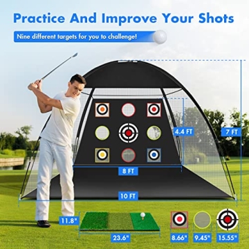 Premkid Golf Practice Net for Backyard Training