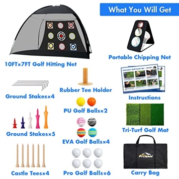 Premkid Golf Practice Net for Backyard Training