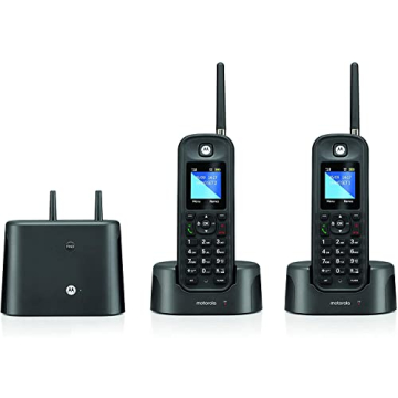 Motorola O212 DECT 6.0 Long Range Cordless Phone - Wireless Phones for Home & Office Phone with Answ...