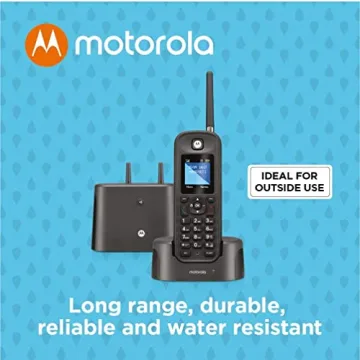 Motorola O212 Long Range Cordless Phone with Answering Machine