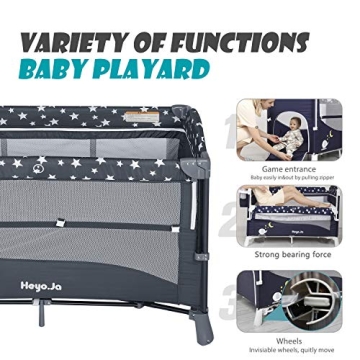 Portable Baby Playard for Safety and Versatility
