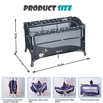 Portable Baby Playard for Safety and Versatility