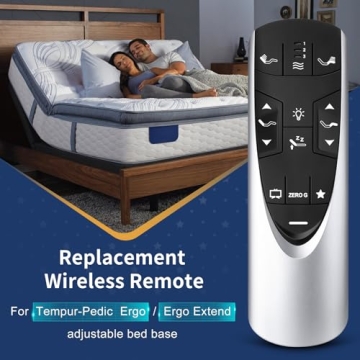 Wireless Replacement Remote for Tempurpedic Ergo / Ergo Extend Bed