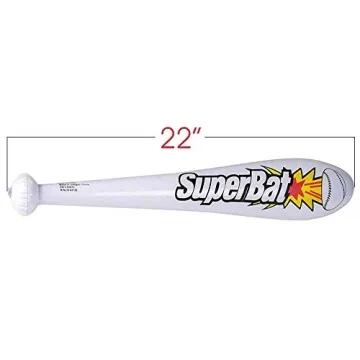 ArtCreativity 22 Inch Inflatable Baseball Bats for Kids, (Pack of 12), Baseball Goodie Bags Favors & Superhero Birthday Boy Party Favors, Inflatable Toys for Kids, Carnival Party Prizes for Kids