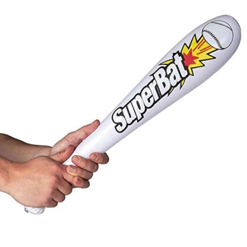 ArtCreativity 22 Inch Inflatable Baseball Bats for Kids, (Pack of 12), Baseball Goodie Bags Favors & Superhero Birthday Boy Party Favors, Inflatable Toys for Kids, Carnival Party Prizes for Kids