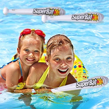 ArtCreativity 22 Inch Inflatable Baseball Bats for Kids, (Pack of 12), Baseball Goodie Bags Favors & Superhero Birthday Boy Party Favors, Inflatable Toys for Kids, Carnival Party Prizes for Kids