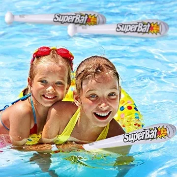 ArtCreativity 22 Inch Inflatable Baseball Bats for Kids, (Pack of 12), Baseball Goodie Bags Favors & Superhero Birthday Boy Party Favors, Inflatable Toys for Kids, Carnival Party Prizes for Kids