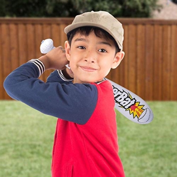 ArtCreativity 22 Inch Inflatable Baseball Bats for Kids, (Pack of 12), Baseball Goodie Bags Favors & Superhero Birthday Boy Party Favors, Inflatable Toys for Kids, Carnival Party Prizes for Kids