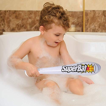 ArtCreativity 22 Inch Inflatable Baseball Bats for Kids, (Pack of 12), Baseball Goodie Bags Favors & Superhero Birthday Boy Party Favors, Inflatable Toys for Kids, Carnival Party Prizes for Kids