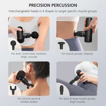 COMFIER Mini Massage Gun - Quiet & Portable Muscle Relief