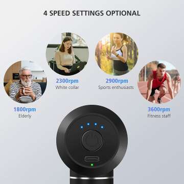 COMFIER Mini Massage Gun - Quiet & Portable Muscle Relief