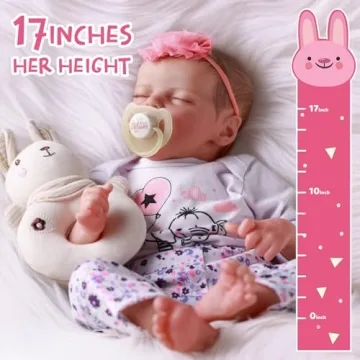 17 Inch Realistic Newborn Baby Doll for Kids | JIZHI