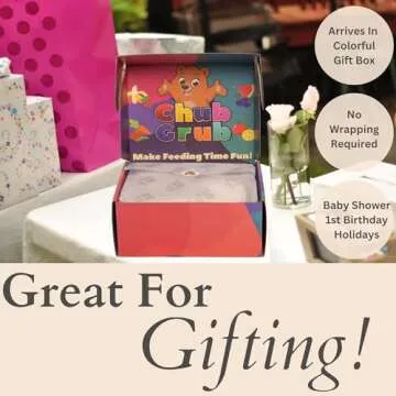 Chub Grub Silicone Baby Feeding Set | Baby Led Weaning Supplies | Suction Plates For Baby | Baby Plates and Bowls | Baby Feeding Essentials Kit