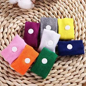 Healifty Motion Sickness Bands - 8 Pairs Sea Sickness Wristbands for Adult & Kid, Anti-Nausea Acupressure Wristband for for Motion or Morning Sickness