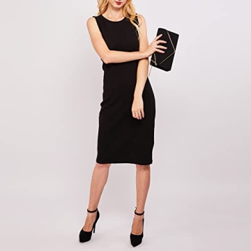 Dasein Velvet Evening Clutch for Women - Black