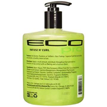 Eco Pro Infuse N' Curl Gel, 32 Ounce
