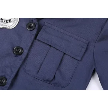 Doxrmuru Girls Police Costume for Kids Age 7-8 Years