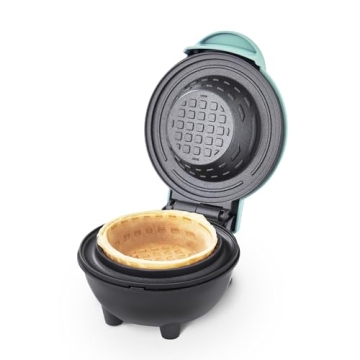 DASH Mini Waffle Bowl Maker for Waffles and Desserts