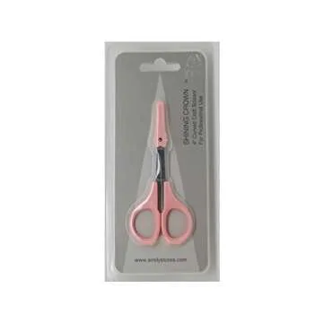 EMILYSTORES Curved Eyebrow Scissors - Precision Grooming Tool