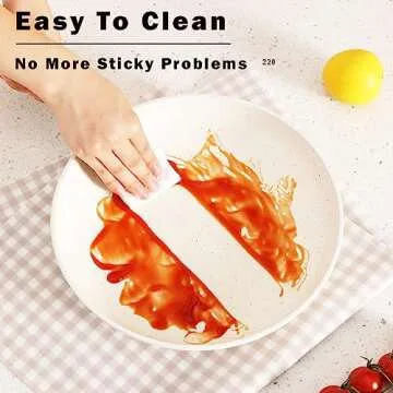 Vkoocy Non Stick Pot and Pan Set | Removable Handle Cookware