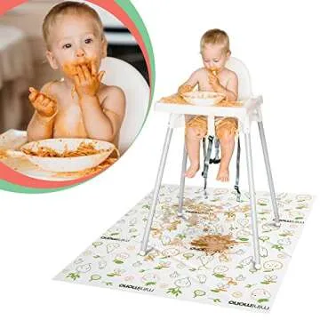 Minimono Disposable Splat Mats - 30 Waterproof Mess Mats