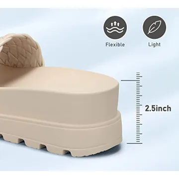 LUCKY STEP Women's Stylish and Comfortable Platform Sandals