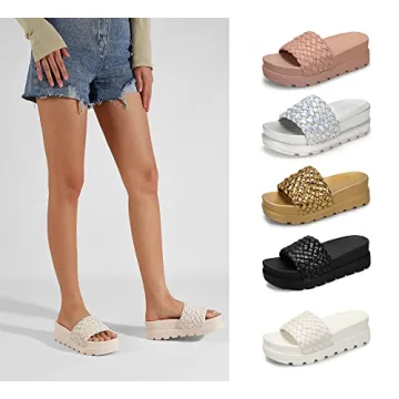 LUCKY STEP Women's Stylish and Comfortable Platform Sandals