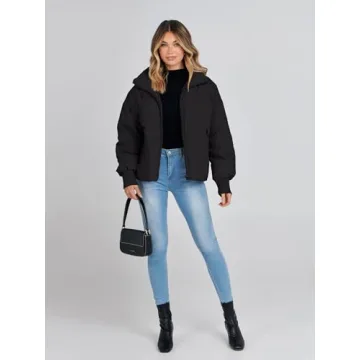 2024 Women's Winter Puffer Jacket Windproof Stylish Warm