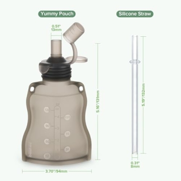 Haakaa Yummy Pouch Reusable Baby Food Pouch for Kids