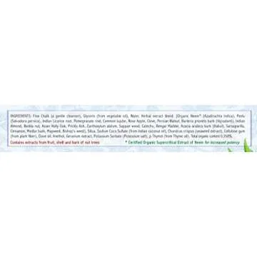 Auromere Ayurvedic Herbal Toothpaste, Mint Free - Vegan, Natural, Non GMO, Fluoride Free, Gluten Free, with Neem & Peelu (4.16 oz), 2 Pack