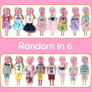 Doll Clothes, Accessories & Bunk Bed for 5.3" Dolls