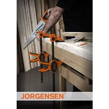 Jorgensen Ratchet Bar Clamps Set for Woodworking Projects