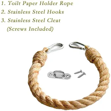 Shop Nautical Rope Toilet Paper Holders for Rustic Charm