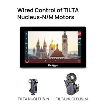 Portkeys LH5P II 5.5" 4K HD HDMI Camera Monitor 3D LUT 1920x1080 High Brightness Touch Screen Wireless Monitor for BMD BMPCC 4K / BMPCC 6K / BMPCC 6K PRO