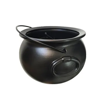 GiftExpress 8" Black Cauldron Kettle for Halloween & St. Patrick's Day