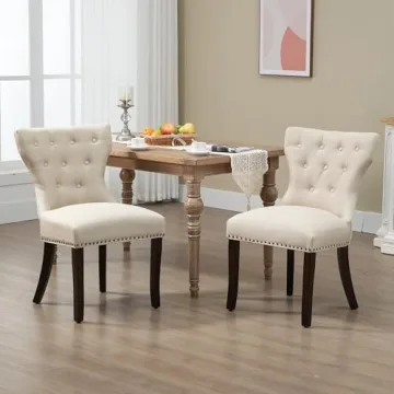Durable LSSBOUGHT Dining Chairs - Elegant and Comfortable