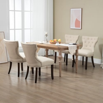 Durable LSSBOUGHT Dining Chairs - Elegant and Comfortable