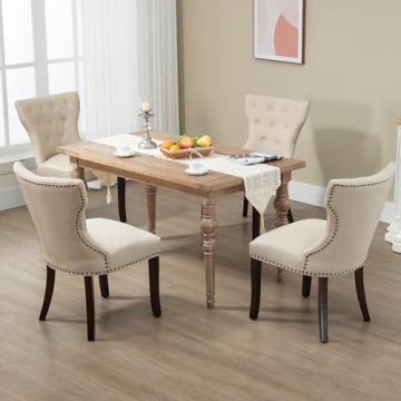 Durable LSSBOUGHT Dining Chairs - Elegant and Comfortable